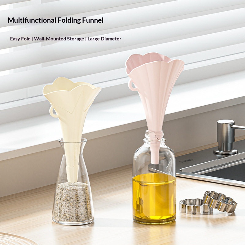 Kitchen Gadgets Small - 2/6 قطع قمع مطبخ قابل للطي