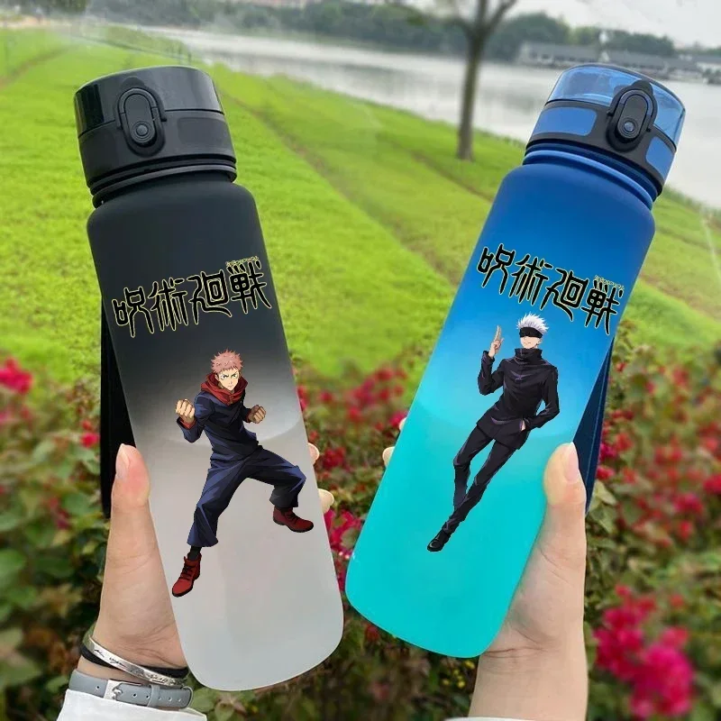 Kitchen Gadgets Aliexpress - Jujutsu Kaisen زجاجة مياه بلاستيكية بسعة