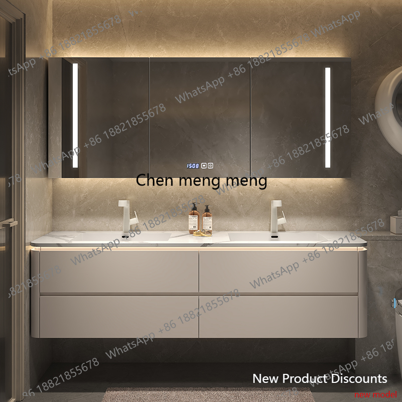 Kitchen Gadgets Luxury - L6080 خزانة حمام عصرية فاخرة خفيفة