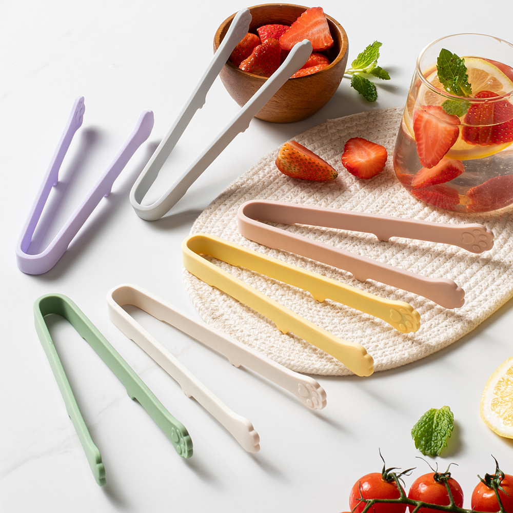 Kitchen Gadgets Deals - لطيف القط باو سيليكون ملقط طعام