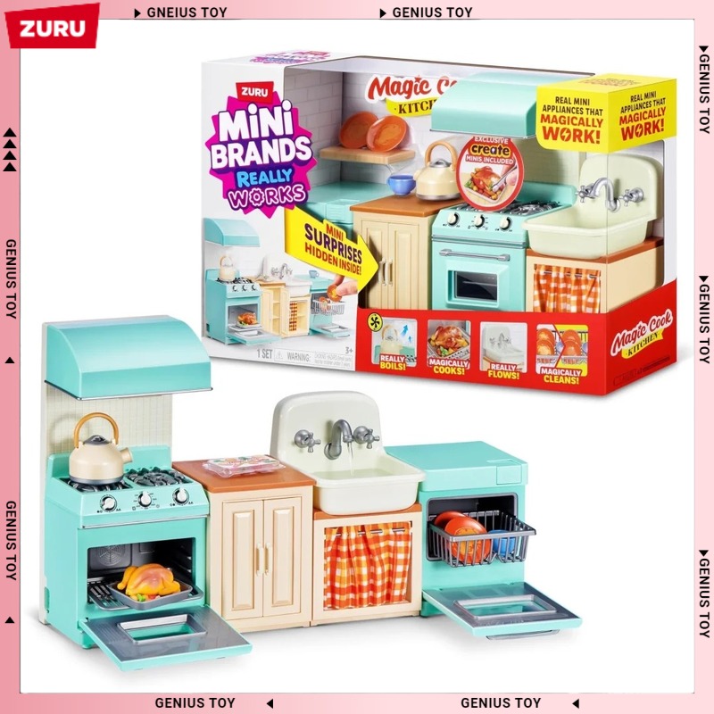 Kitchen Gadgets Small - مجموعة مطبخ زورو ميني براندز السحرية،