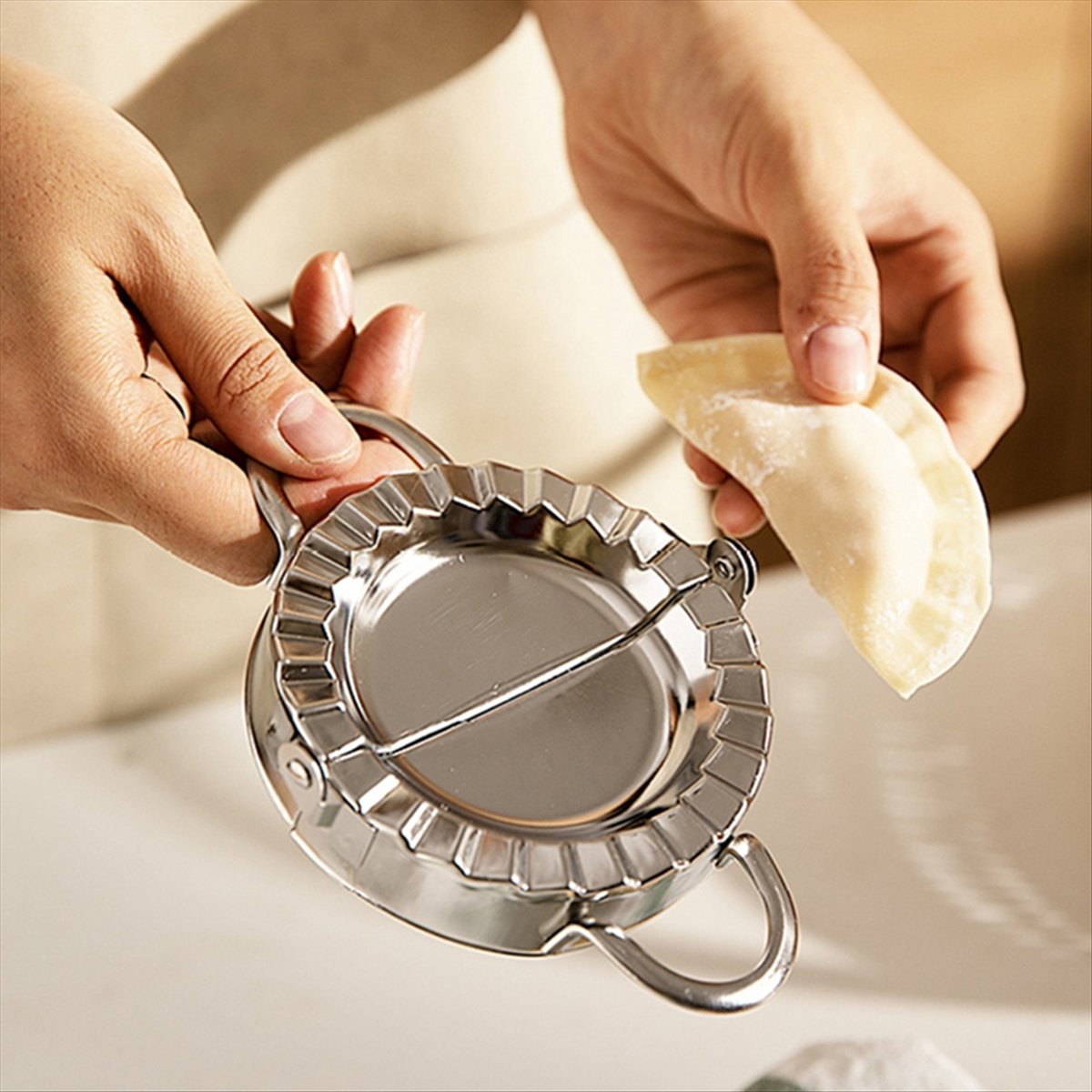 Kitchen Gadgets Trending - صانع الزلابية من الستانلس ستيل، قالب
