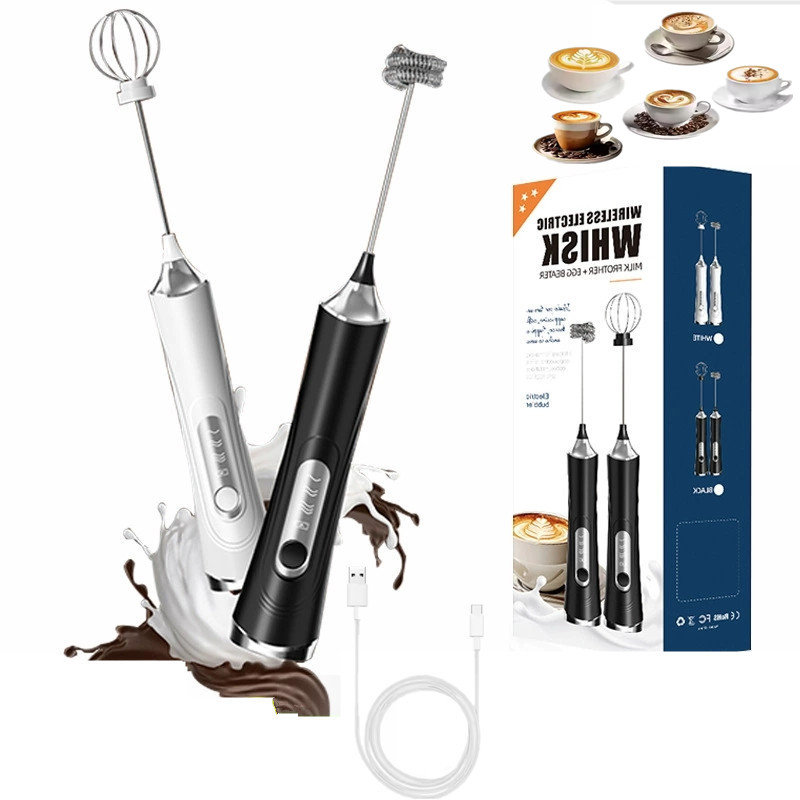 Milk Frother - خلاط حليب كهربائي محمول يعمل بـUSB،