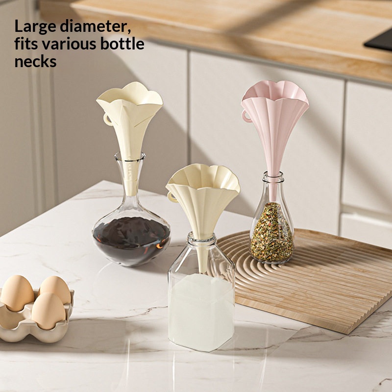 2/6 قطع قمع مطبخ قابل للطي من  - مراجعة Kitchen Gadgets Small وسعره