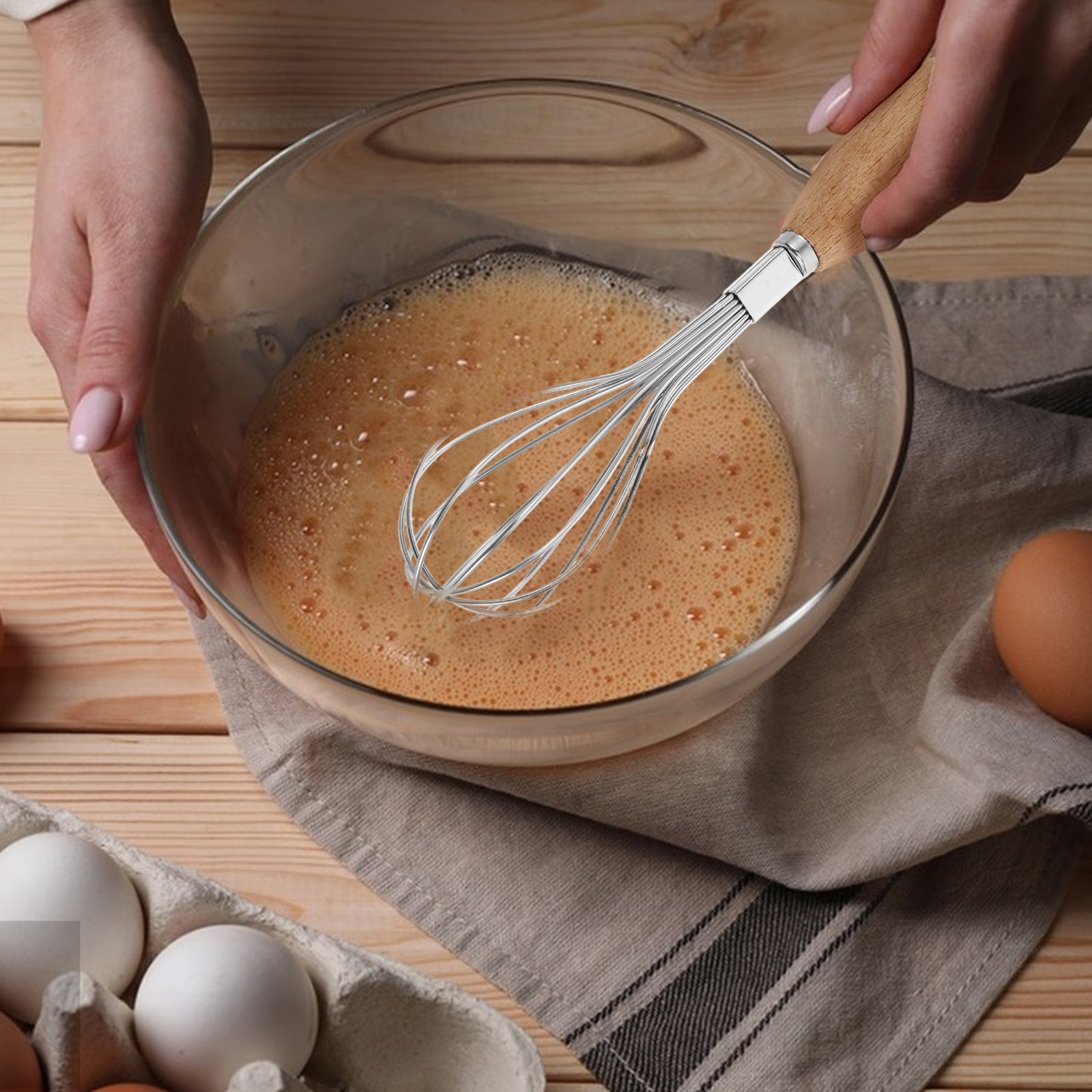 مضرب بيض يدوي صغير من الفولاذ  - مراجعة Healthy Kitchen Gadgets وسعره