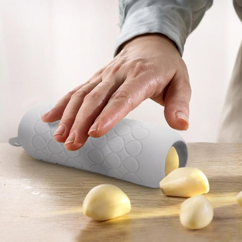 أنبوب مقشرة الثوم سيليكون سريع - مراجعة Kitchen Gadgets Small وسعره