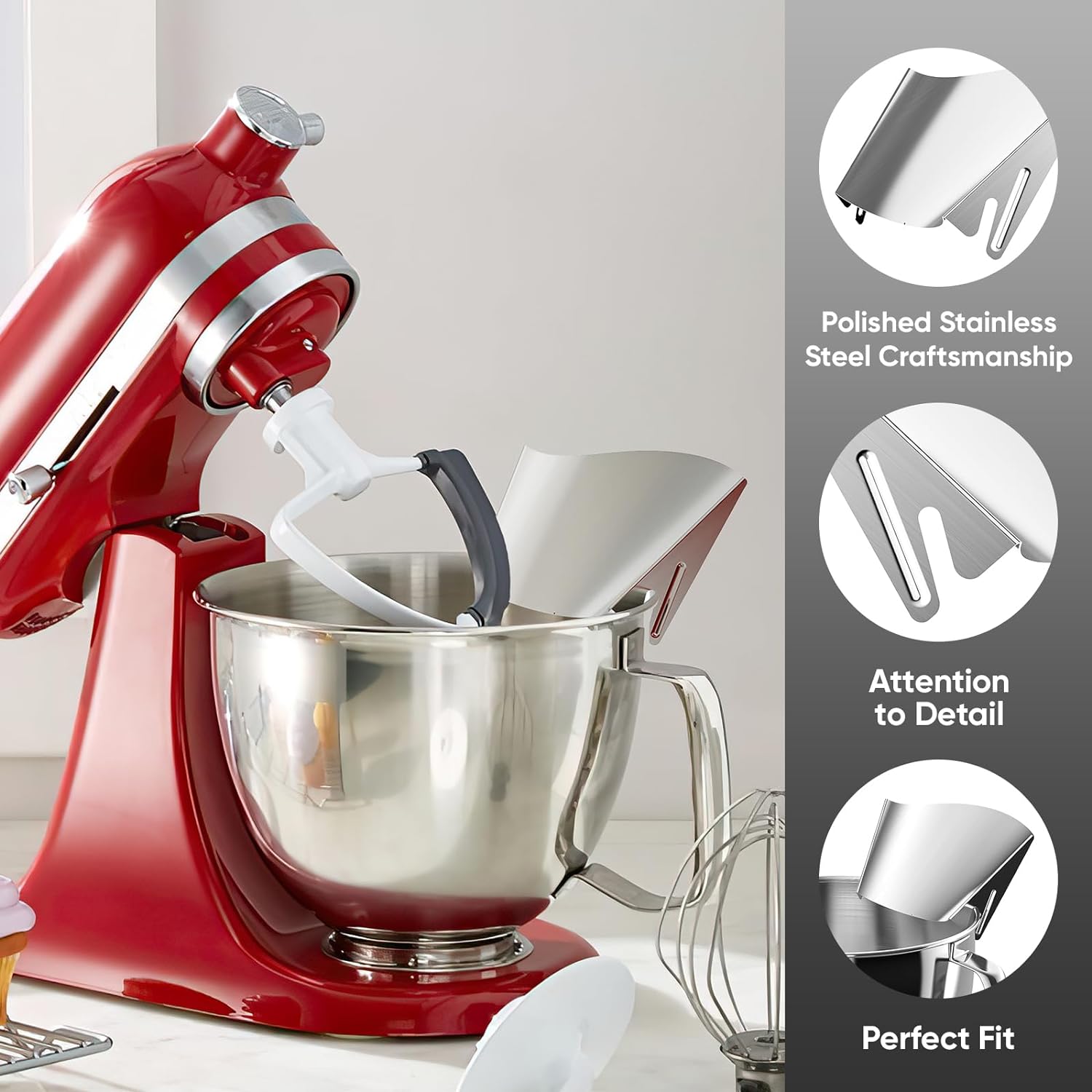 مزلقة صب لخلاط حامل كيتشن إيد، - مراجعة Kitchen Gadgets Small وسعره