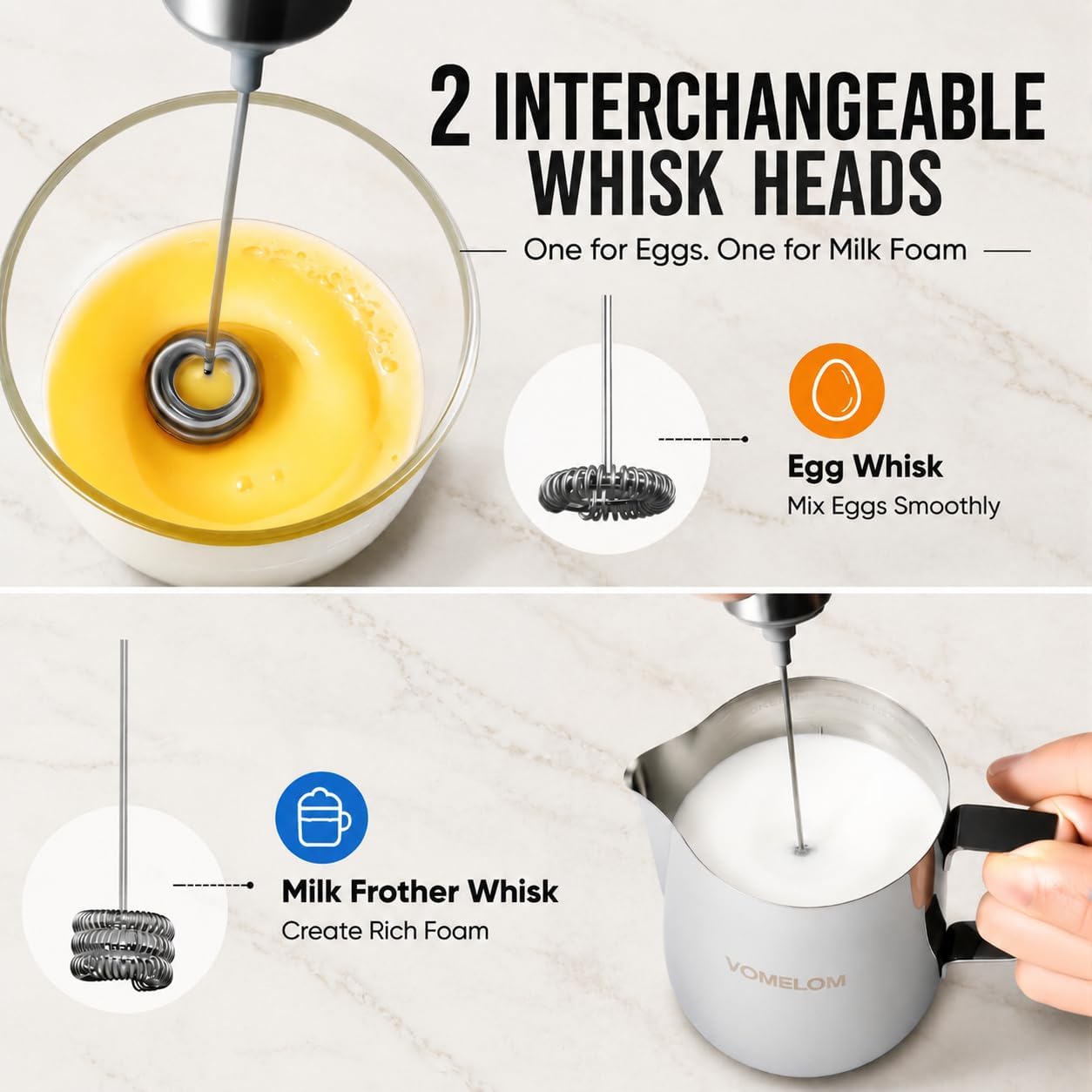 جهاز رغوة الحليب المحمول، يعمل - مراجعة Milk Frother وسعره