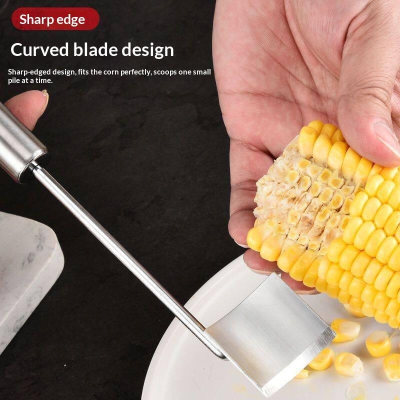 أداة تقشير الذرة من الفولاذ ال - مراجعة Kitchen Gadgets Save Time وسعره