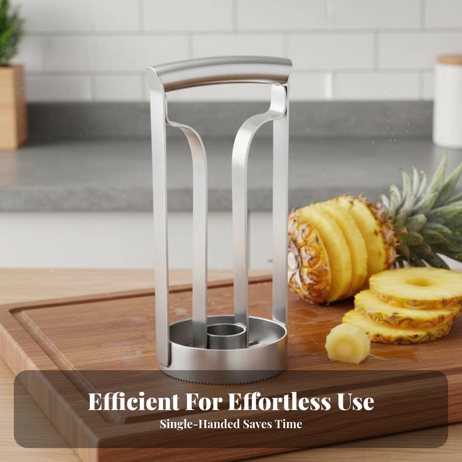 قطاعة أناناس من الفولاذ المقاو - مراجعة Kitchen Gadgets Save Time وسعره
